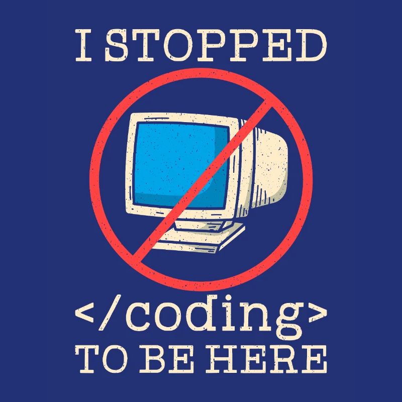 Programmer en train de coder drôle