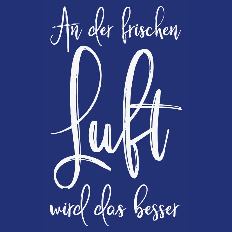 An der frischen Luft wird das besser