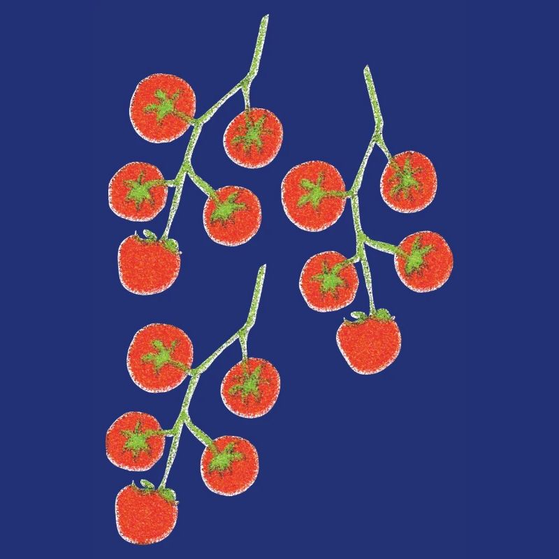 Impressionnisme du Buisson de tomate