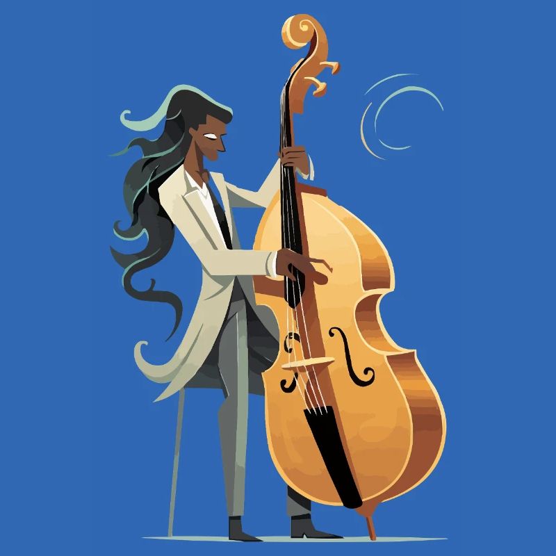Maître du violoncelle dans le style moderne