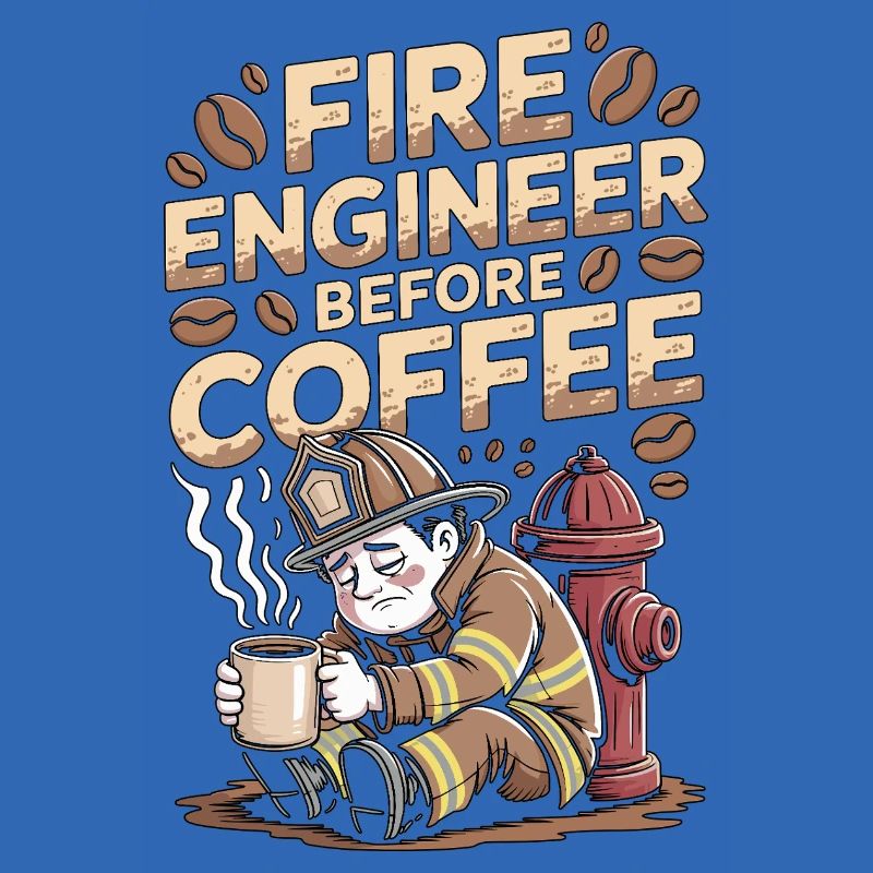 Fire Engineer Before Fire Service Coffee Lover