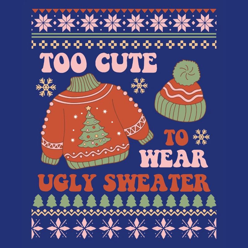 Pull de Noël moche