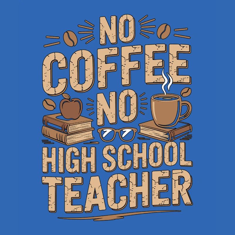 Professeur de lycée Pas de café Maître de café