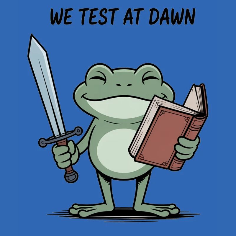 Dawn Quest Frog: Sword & Scroll
