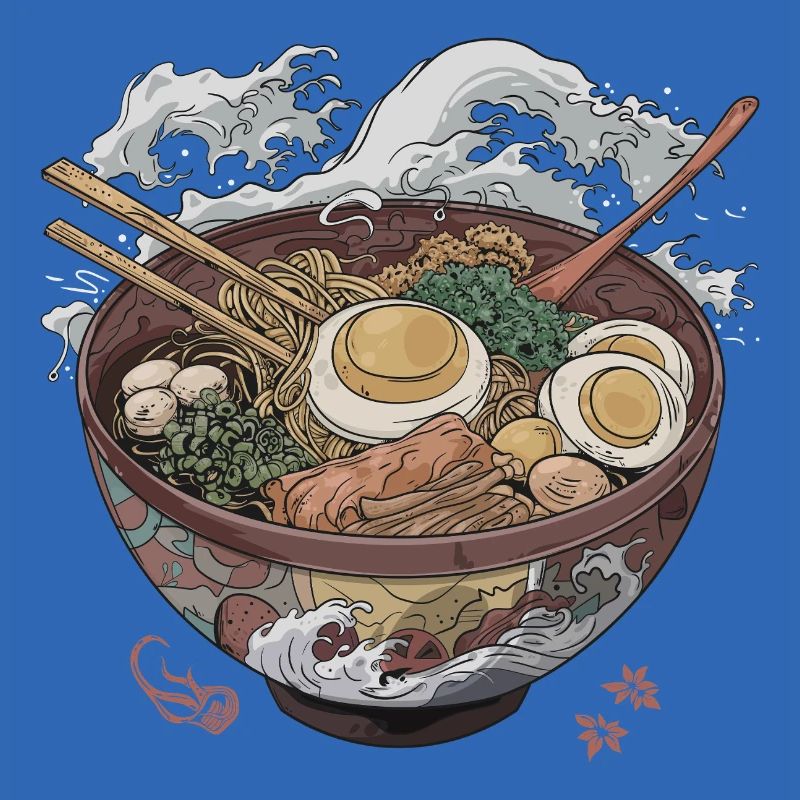 Große Schüssel Ramen