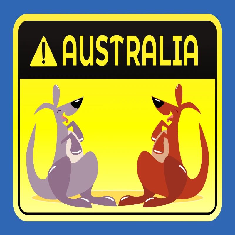 AUSTRALIA MARSUPIALS KANGAROO COUPLES