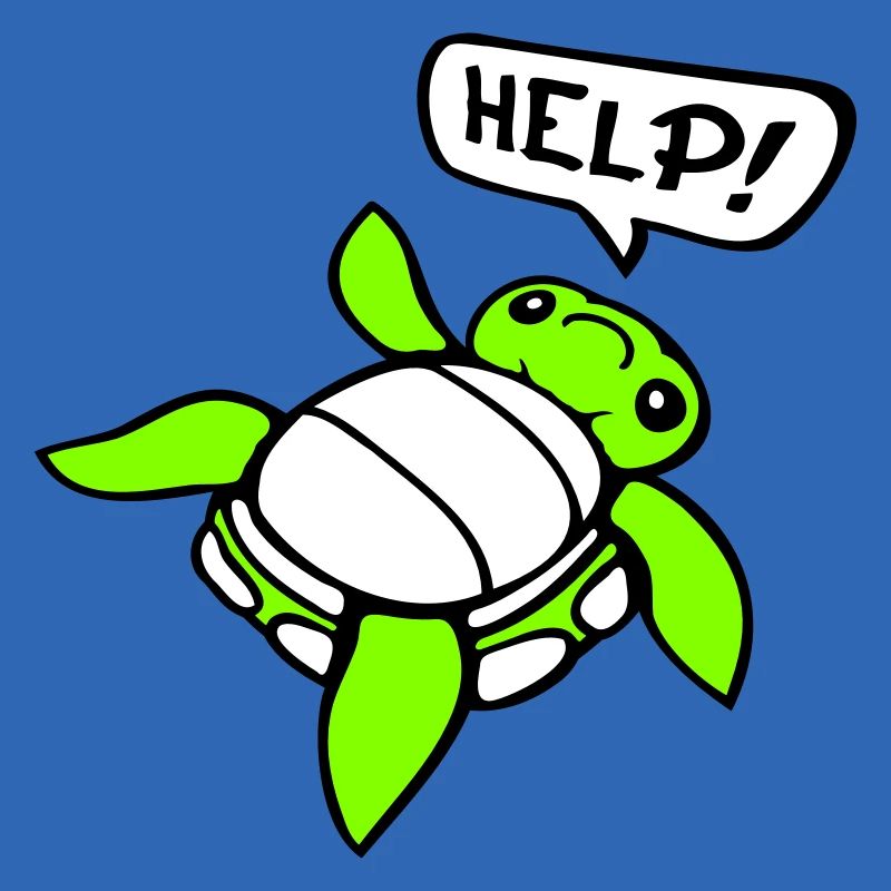 Turtle Back Tilted Over Helpless Side Help