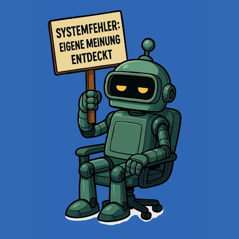 Systemfehler entdeckt – Denk selbst! Roboter