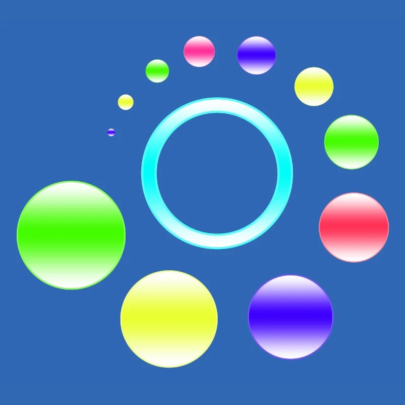 Neon Orbit Ringburst