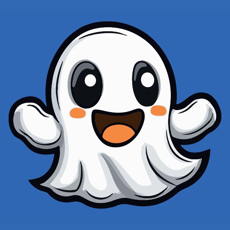 Geist Halloween Niedlich Comic