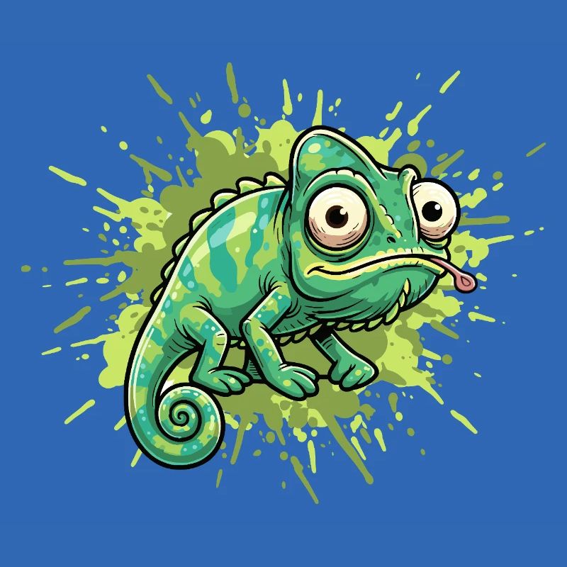 Éclaboussure de graffiti caméléon