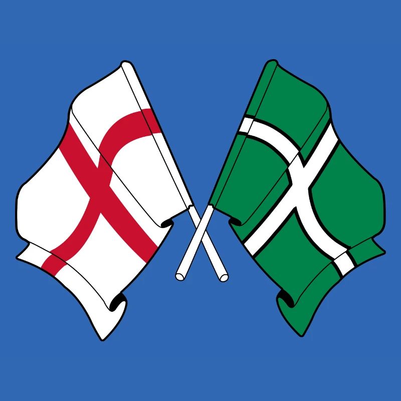 Devon & England Crossed
