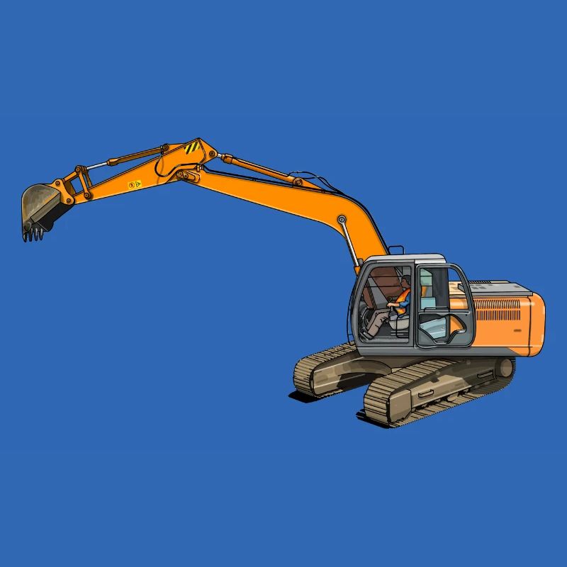 Löffelbagger greift ein