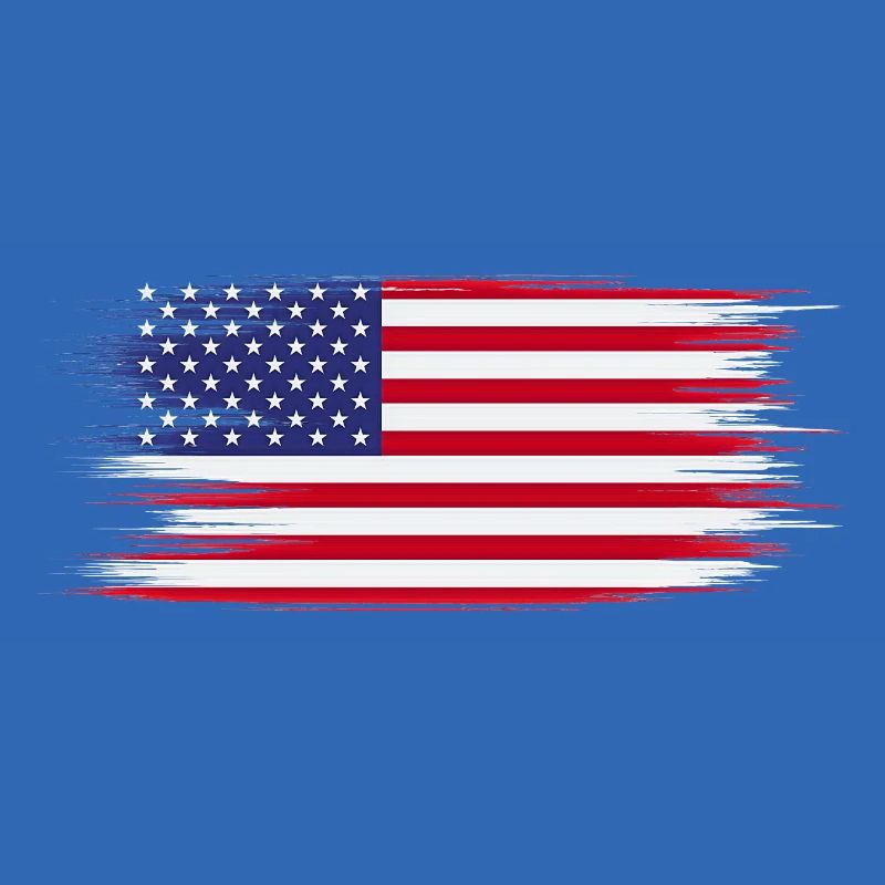 Drapeau Américain Brush