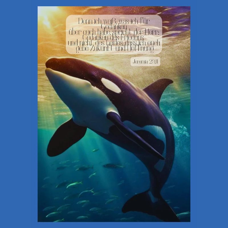 Orca Underwater Hope Verse