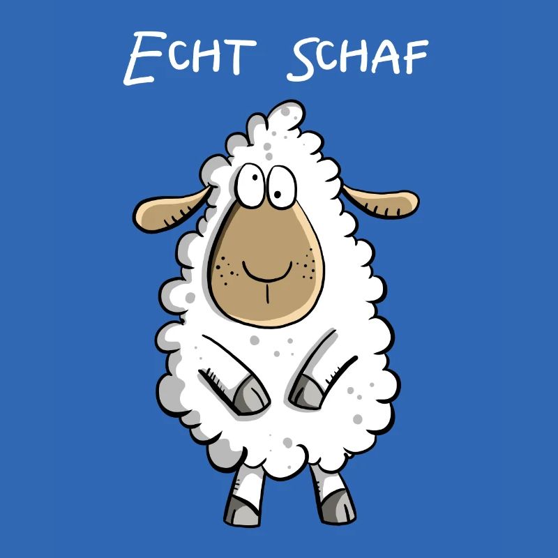 Echt Schaf I Cooles Schäfchen Comic Geschenk Fun