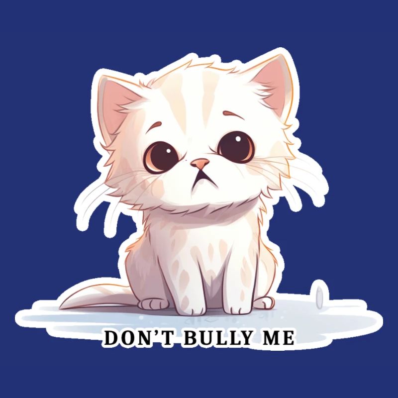 Don’t Bully Me - Chat mignon avec message