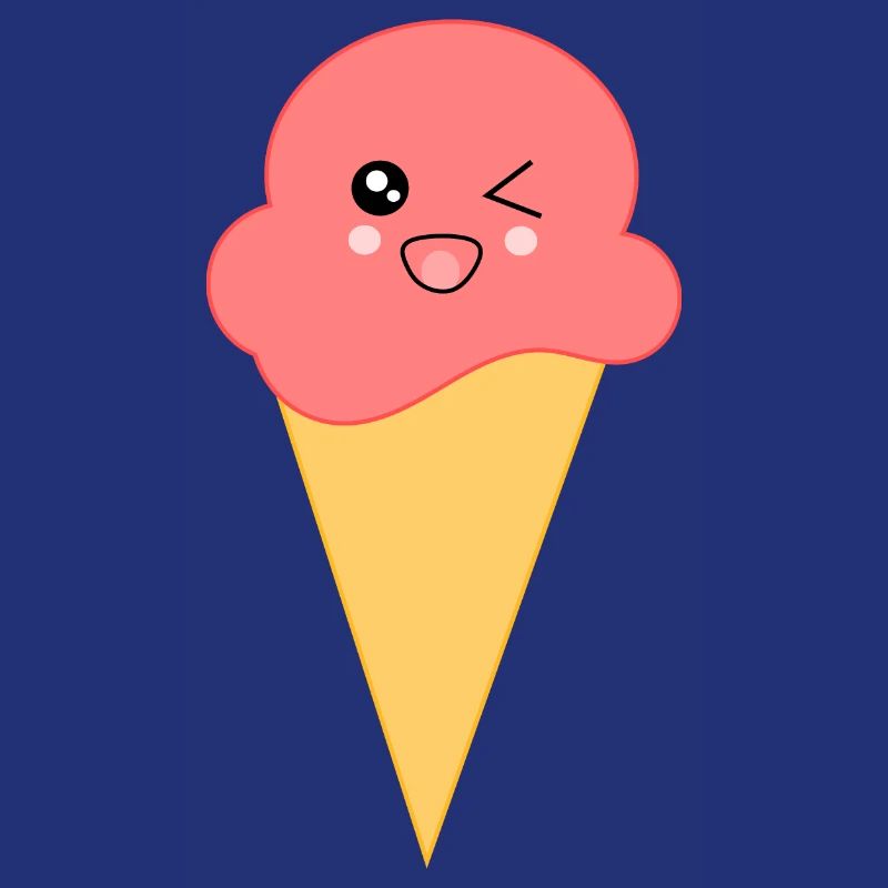 Eis Eiscreme Erdbeereis