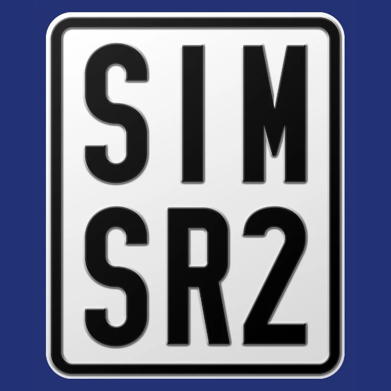 Simson SR2 Moped Kennzeichen