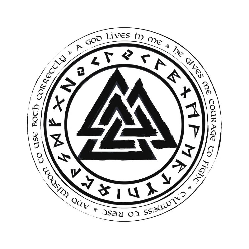 Valknut Vikings Celts Germanic knots runes
