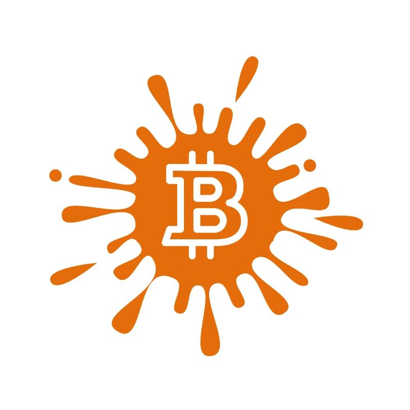 Bitcoin Crypto Cryptocurrency Splash
