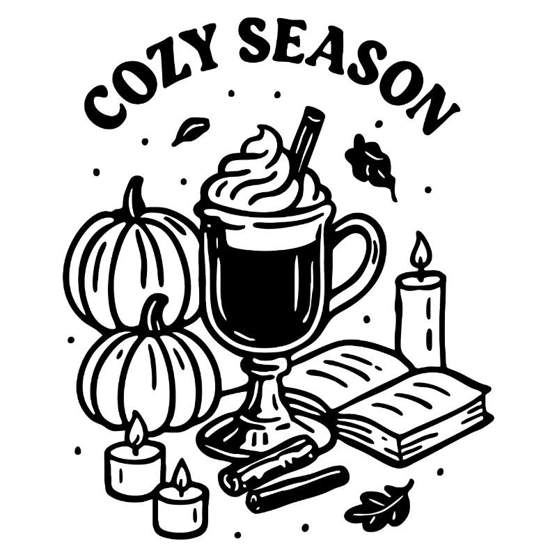 Saison douillette, Illustration d’automne