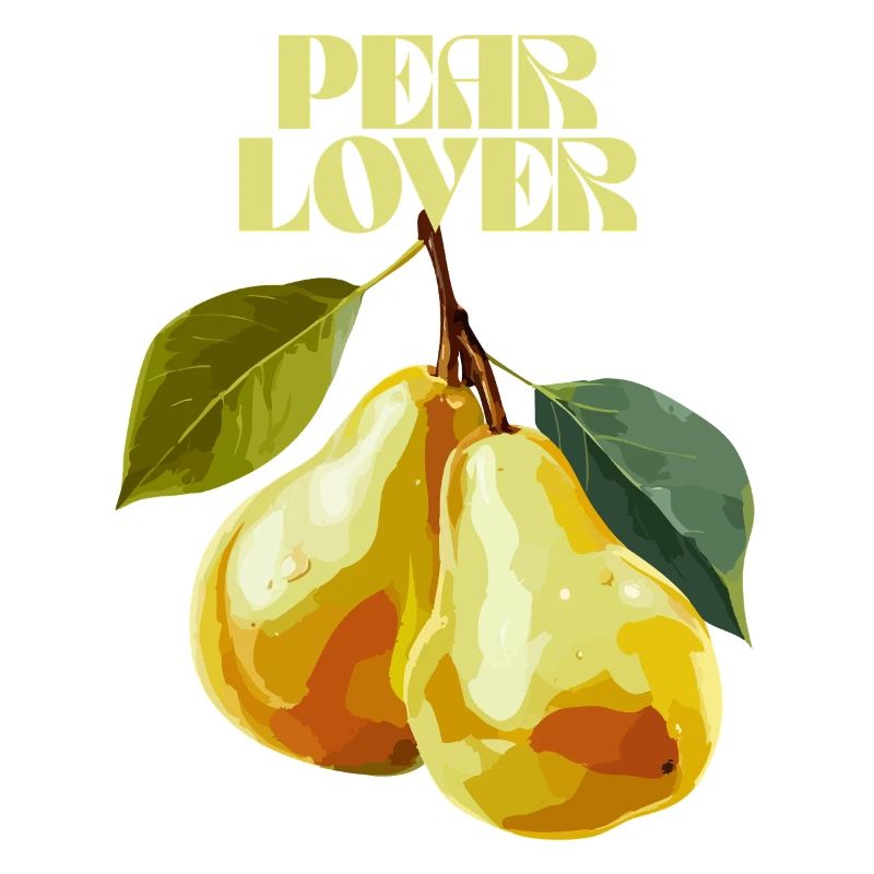 Pear Lover Botanical Illustration