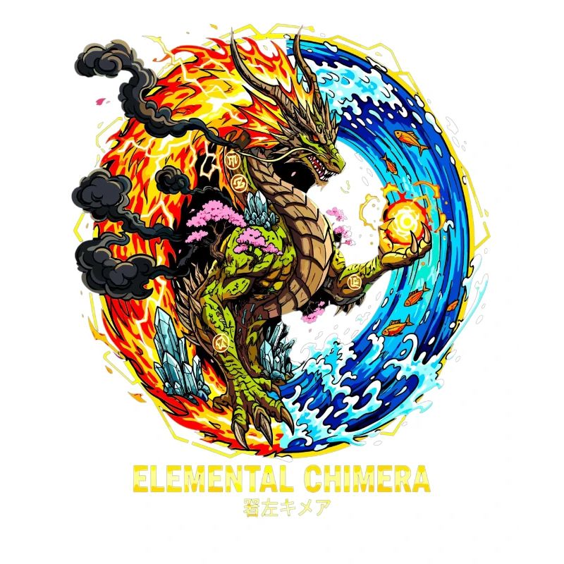 Chimère élémentaire | Dragon des 3 éléments