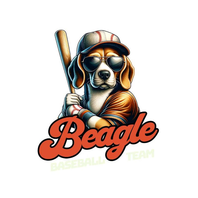L’équipe de baseball Beagle et les amateurs de baseball