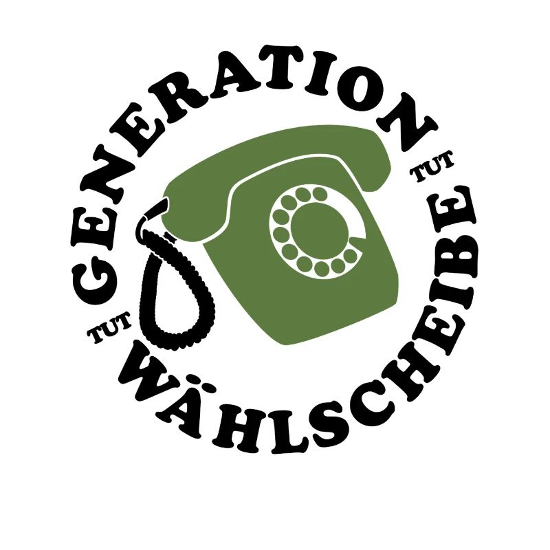 Generation Wählscheibe Festnetz Telefon
