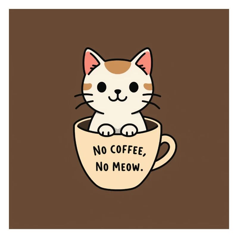 Café de chat dicton design
