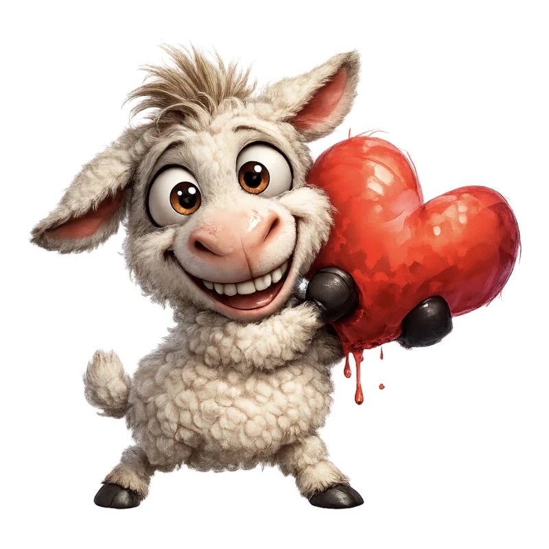 Heart-friendly sheep