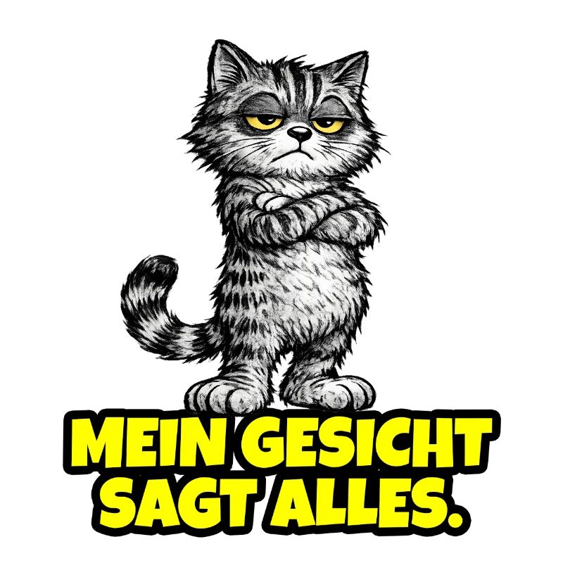 Mon visage en dit long. – Chef Chat (Grumpy)