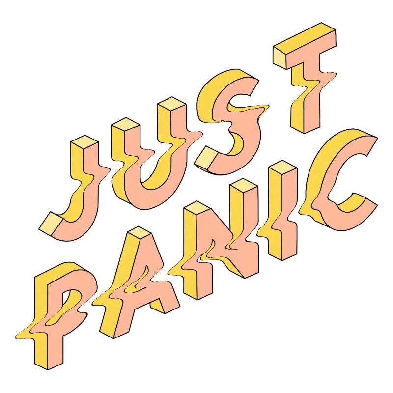 Juste une faute de frappe rétro 3D basique