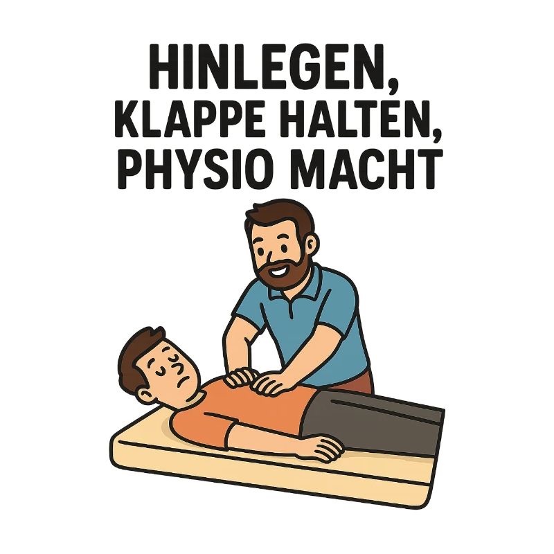 Lie down, shut up, physio POWER
