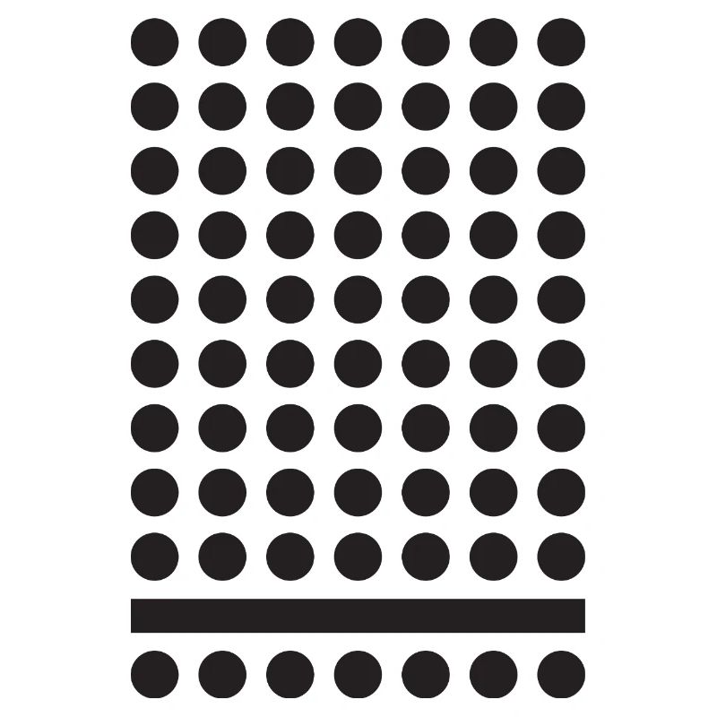 Monochrome Dot Grid Pattern