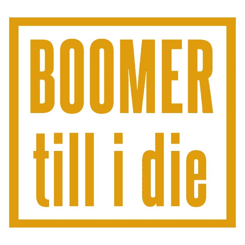 Conception de slogan Vintage Boomer