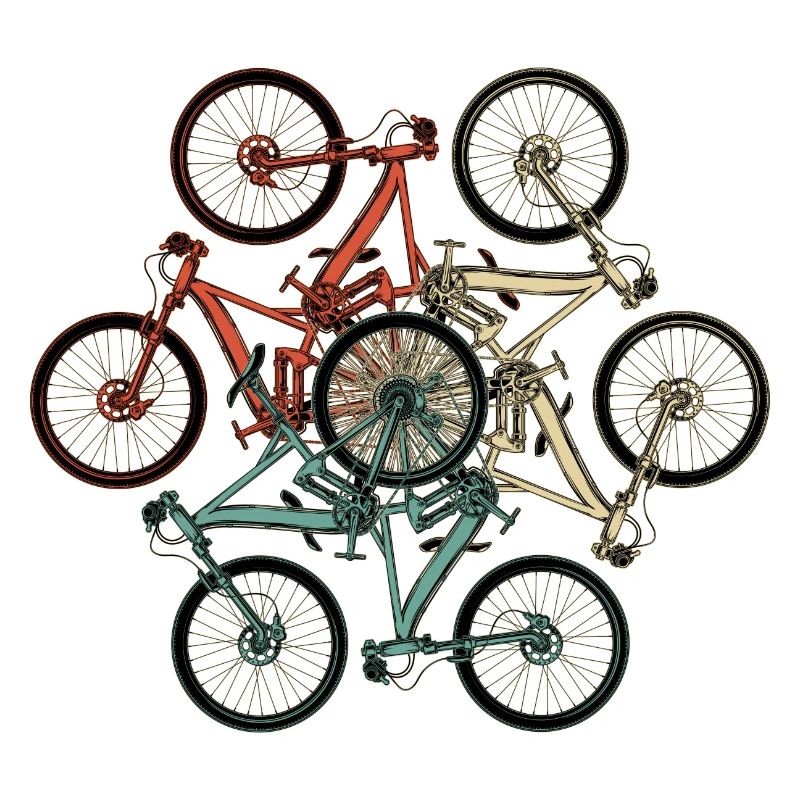 Bike Stack Collage