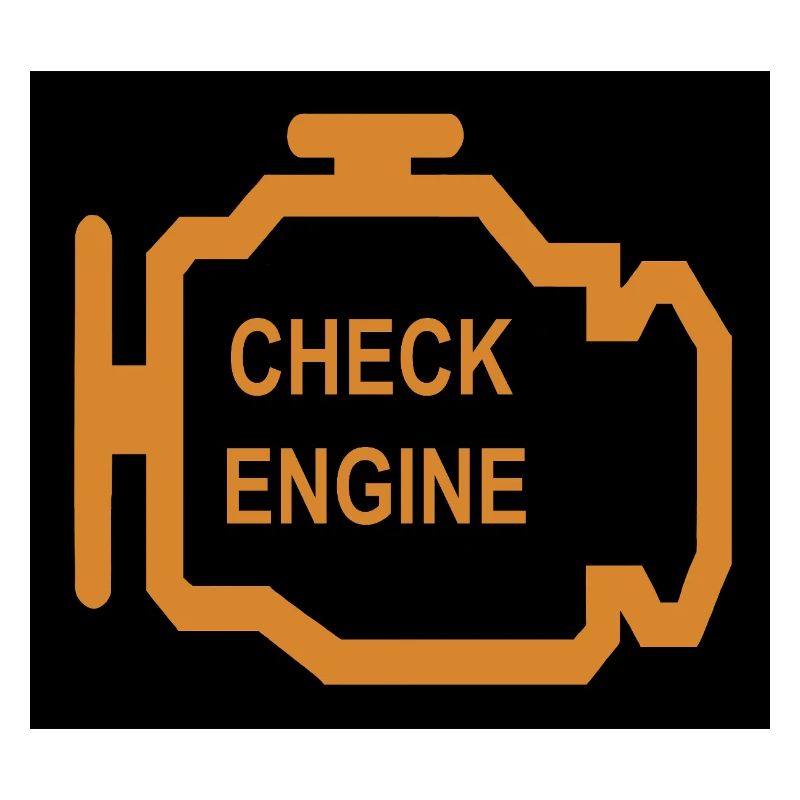 Check Engine Icon in Orange