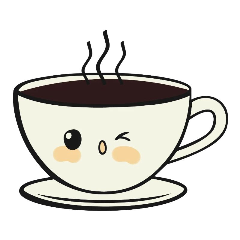 Lächeln Kaffeetasse