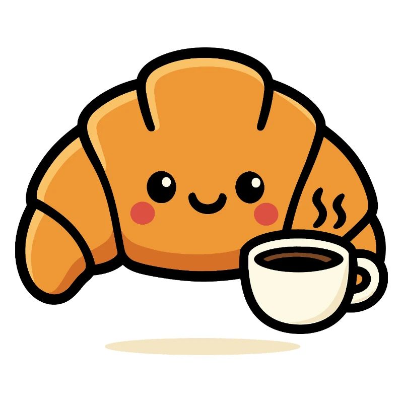 Croissant Café Mignon