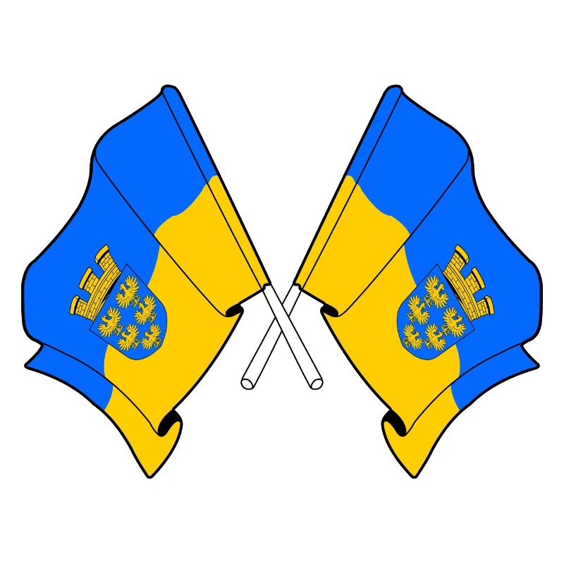 Drapeaux croisés de Basse-Autriche