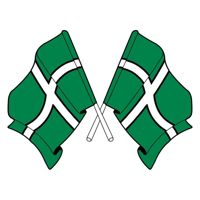 Drapeaux croisés du Devon