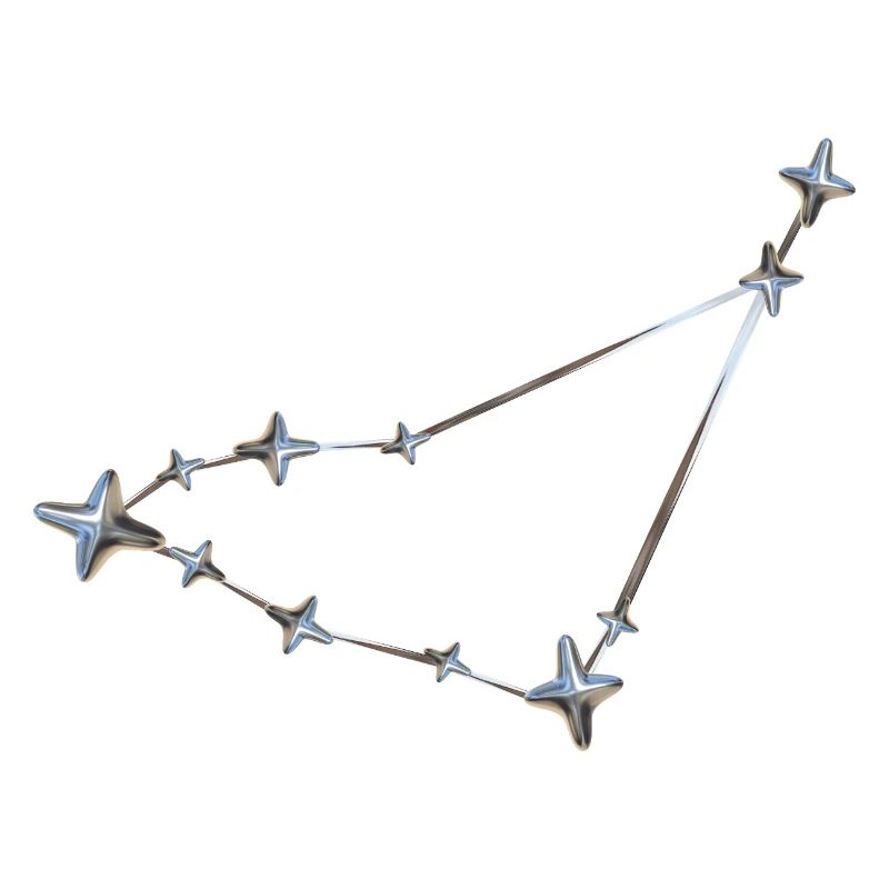 Rangée d’étoiles Conception de constellation