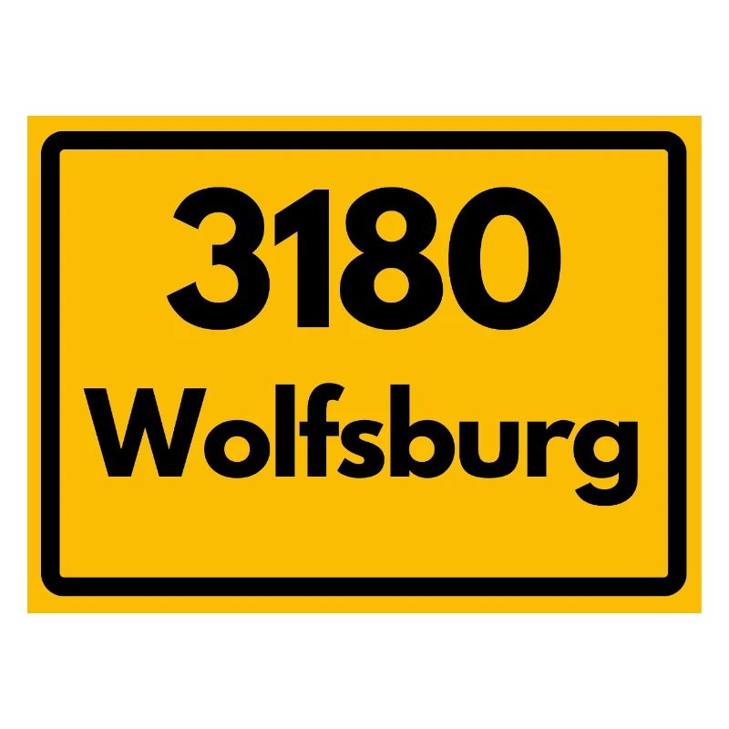 ANCIEN CODE POSTAL RETRO 3180 WOLFSBURG