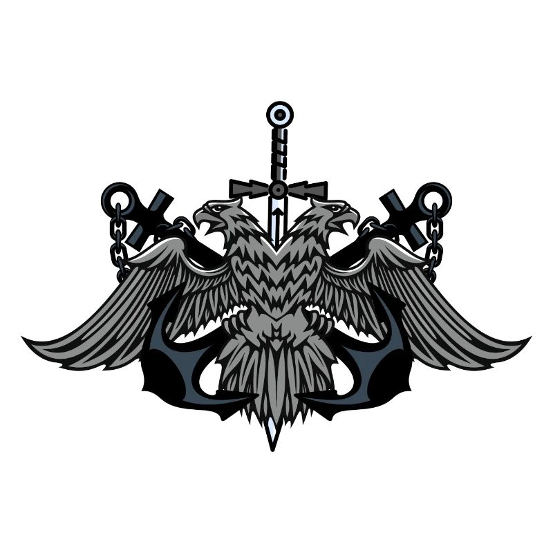 Blason de l’Aigle Jumeau avec épée