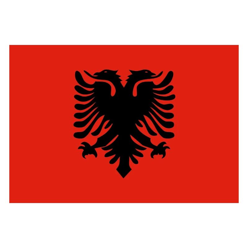 Conception du drapeau de l’aigle albanais