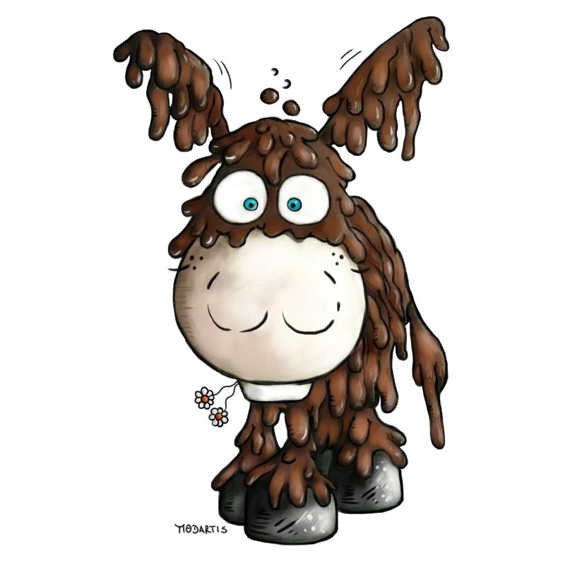 Drolliger Poitou Esel - Eselchen