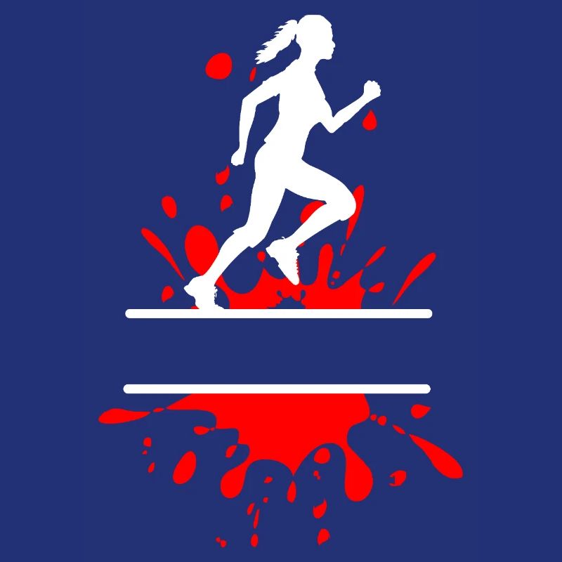 Femme Course dans la boue – Coureuse d’éclaboussures