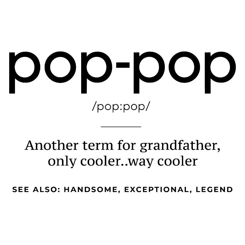 Pop-Pop-Definition – Cooler und legendärer Opa